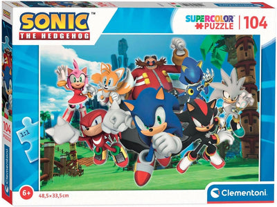 Rompecabezas Clementoni - Sonic, 104º.