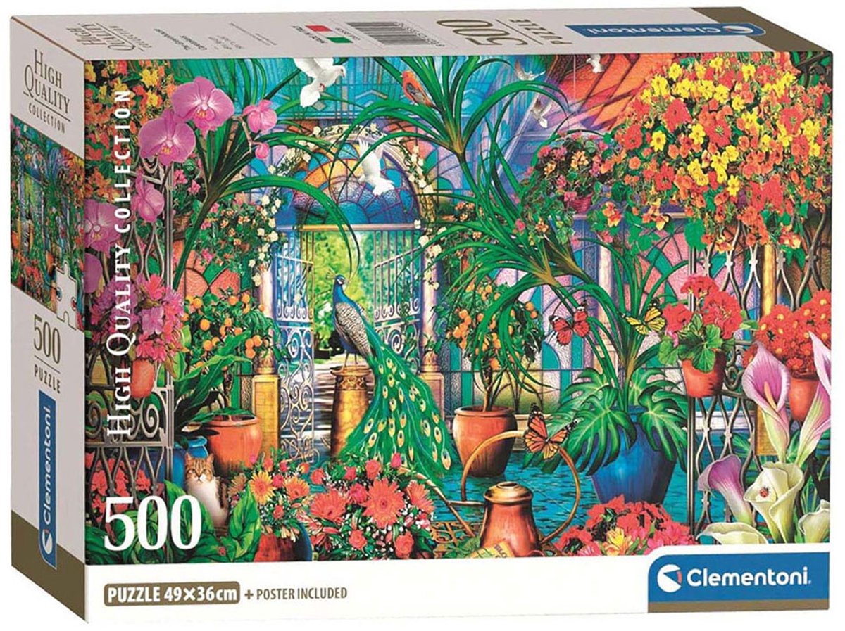 Clementoni Jigsaw Puzzle The Greenhouse Caretakers, 500º.