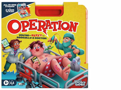 Asmodee hasbro operation game - electronic board game for children (English).
