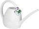 Elho aquarius watering can 45 - watering can for indoor growing and harvesting - ø 44.8 x h 25.3 cm - white