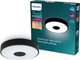 Philips Lámpara de techo LED Philips Coiner - tecnología de iluminación con interruptor de escena - 24w - luz blanca cálida - diseño negro