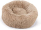 Beeztees Yali - cuccia per cani - peluche - soffice - beige - diam. 60cm