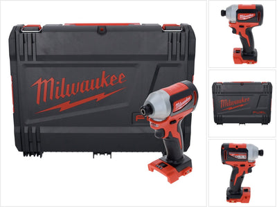 Destornillador de impacto Milwaukee m18 blid2-0x con batería de ion de litio de 18v - sin escobillas - 180 nm