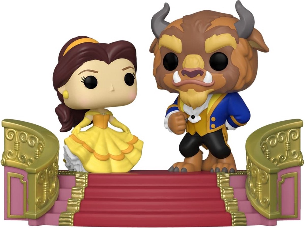 La bella y la bestia bella la bestia (momento pop!) figura de vinilo 1141 momentos de la película funko unisex - neutral - estándar