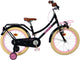 Volare Excellent Kinderfiets - Meisjes - 18 inch - Zwart - 95% afgemonteerd