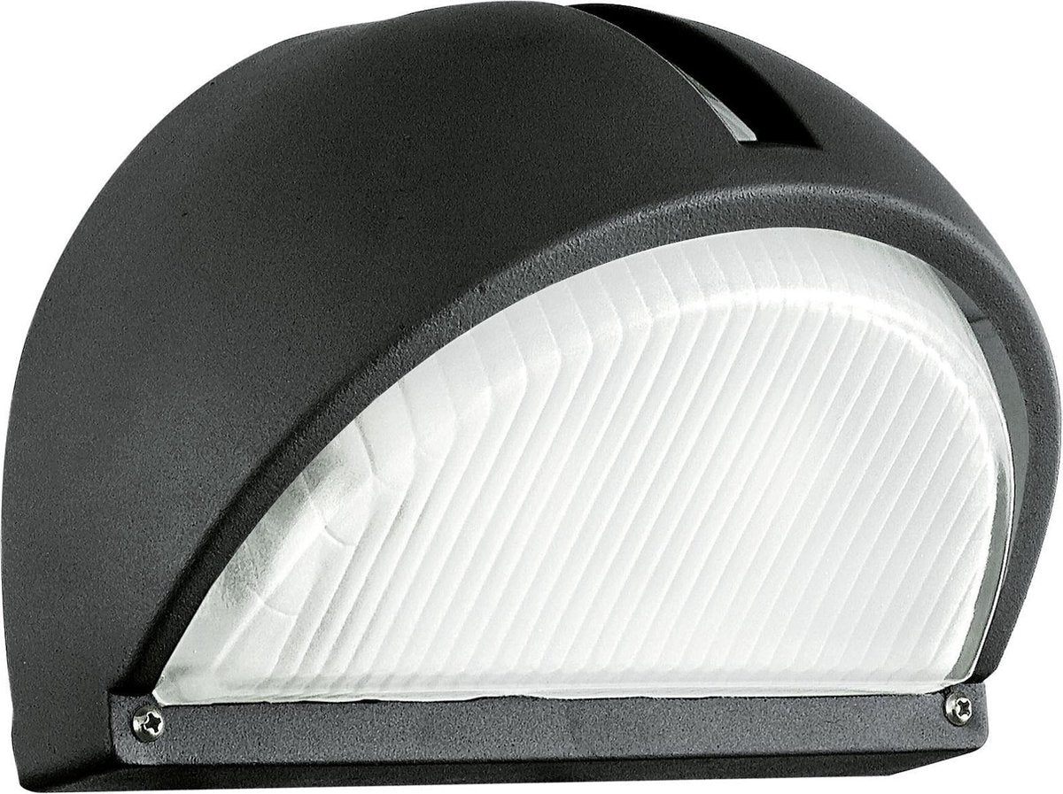 Eglo onja wandlamp buiten - e27 - 22 cm - zwart