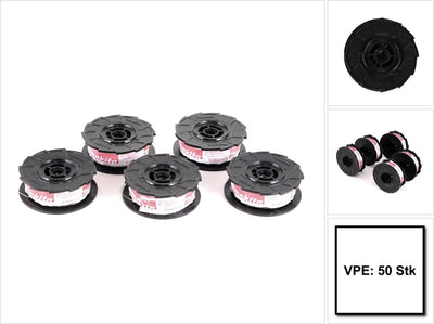 Accesorios Makita alambre trenzado para dtr180 (50 rollos) - 199137-9