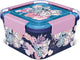 Konix stitch - lunchbox - broodtrommel - 4 vakken - vier afsluitklemmen - vierkant formaat