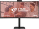 Aoc cu34e4cw - qhd ultrawide monitor - webcam - 5 jaar garantie - 34 inch