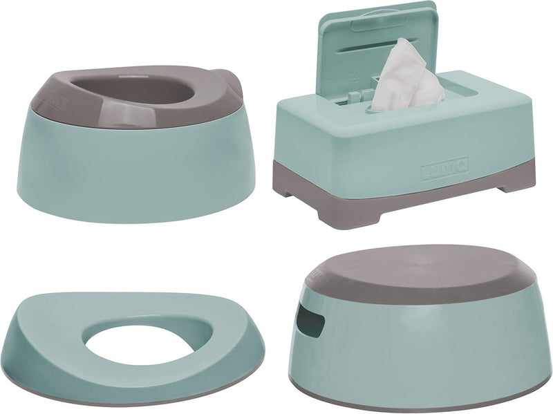 Ice blue toilet trainingsset luma