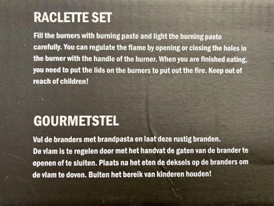 Set gourmet food for fun standard per 2 persone