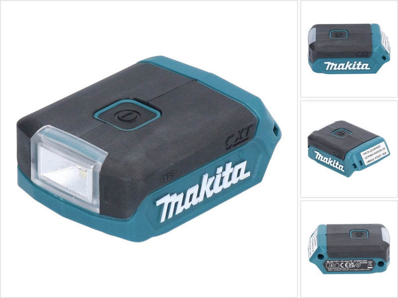 Makita deaml103 - Lampada da lavoro a batteria 12 V - LED - senza batteria e caricabatterie - Illuminazione potente |