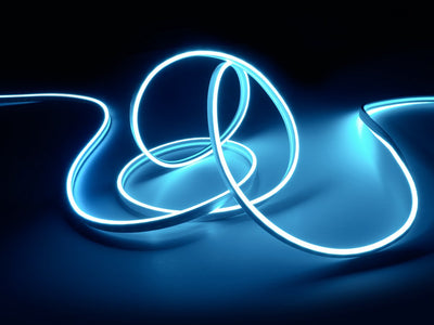 Striscia LED neon Rl live your light reality - bianco - LED RGB 14W - lunghezza 3 m - accorciabile - dimmer integrato - funzione memoria - telecomando - cambia colori RGB
