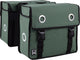 Bolsa doble para bicicleta Willex - bisonyl - verde - 40l - montaje universal