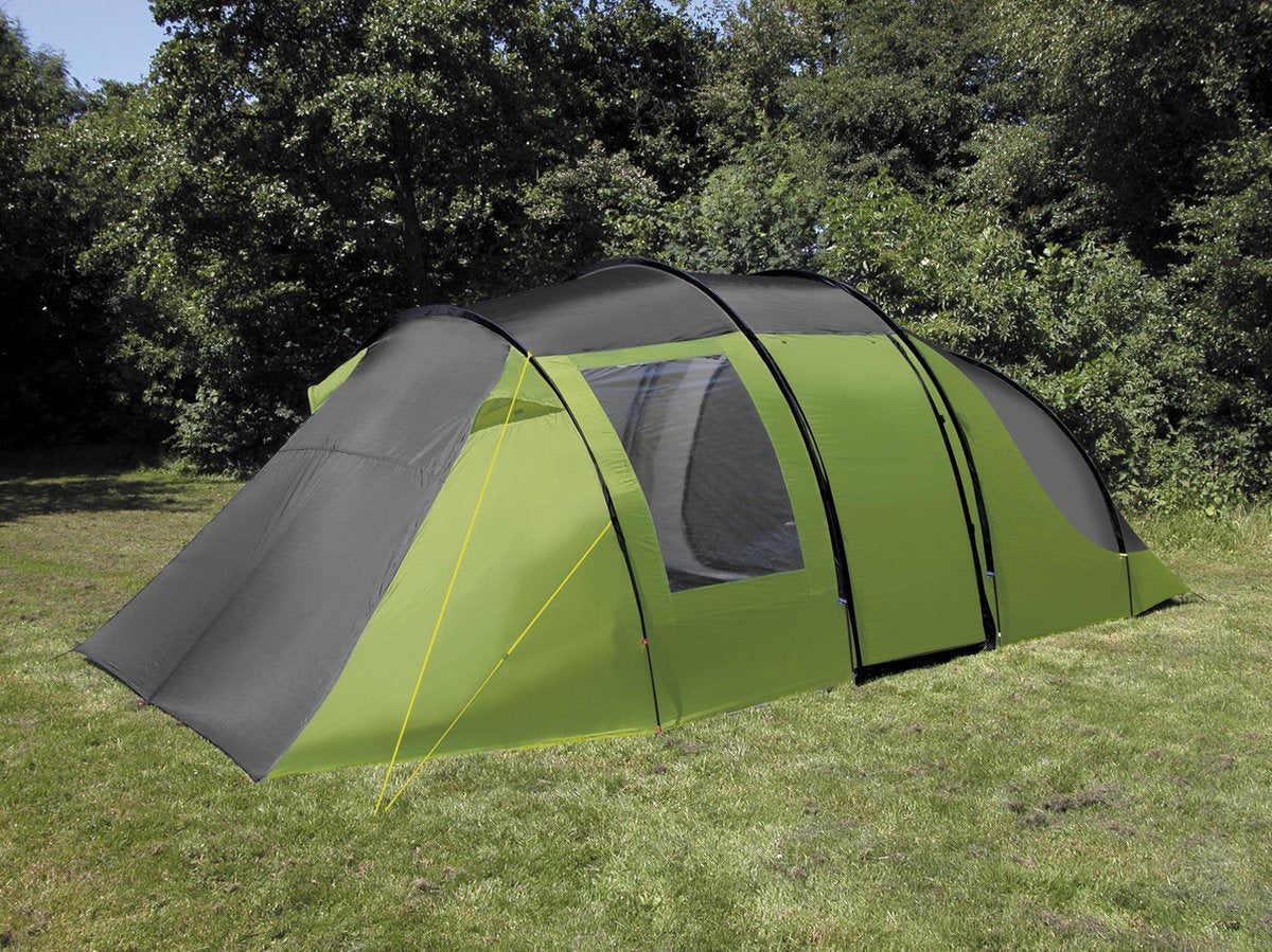 familietent Montana 6-persoons 640 cm groen grijs