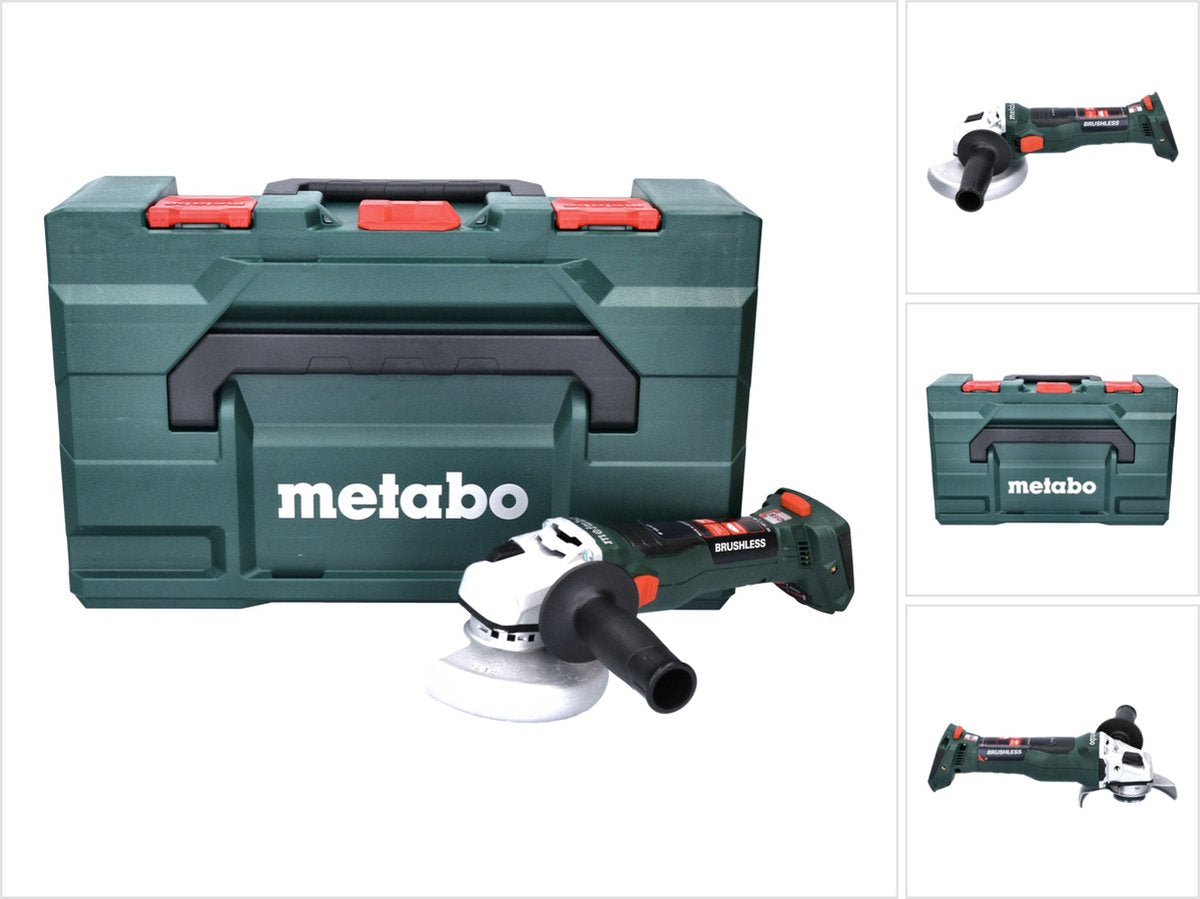 Amoladora angular a batería Metabo w 18 lt bl 11-125 | 18v | metabox 165l - 613052840