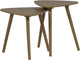 Tavolini Nila in legno - legno - fango - set di 2