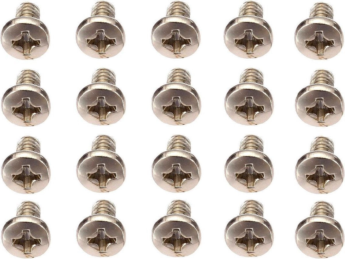 Deltaco SV-2-20, tornillos para disco duro HDD, paquete de 20