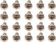 Deltaco SV-2-20, tornillos para disco duro HDD, paquete de 20