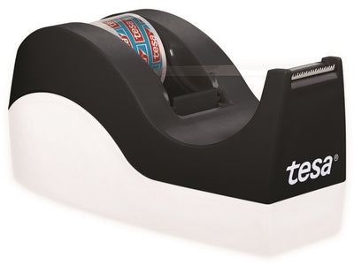 Tesa porta nastro adesivo pellicola orca nero incl. rotolo di pellicola adesiva 33 mt x 19 mm