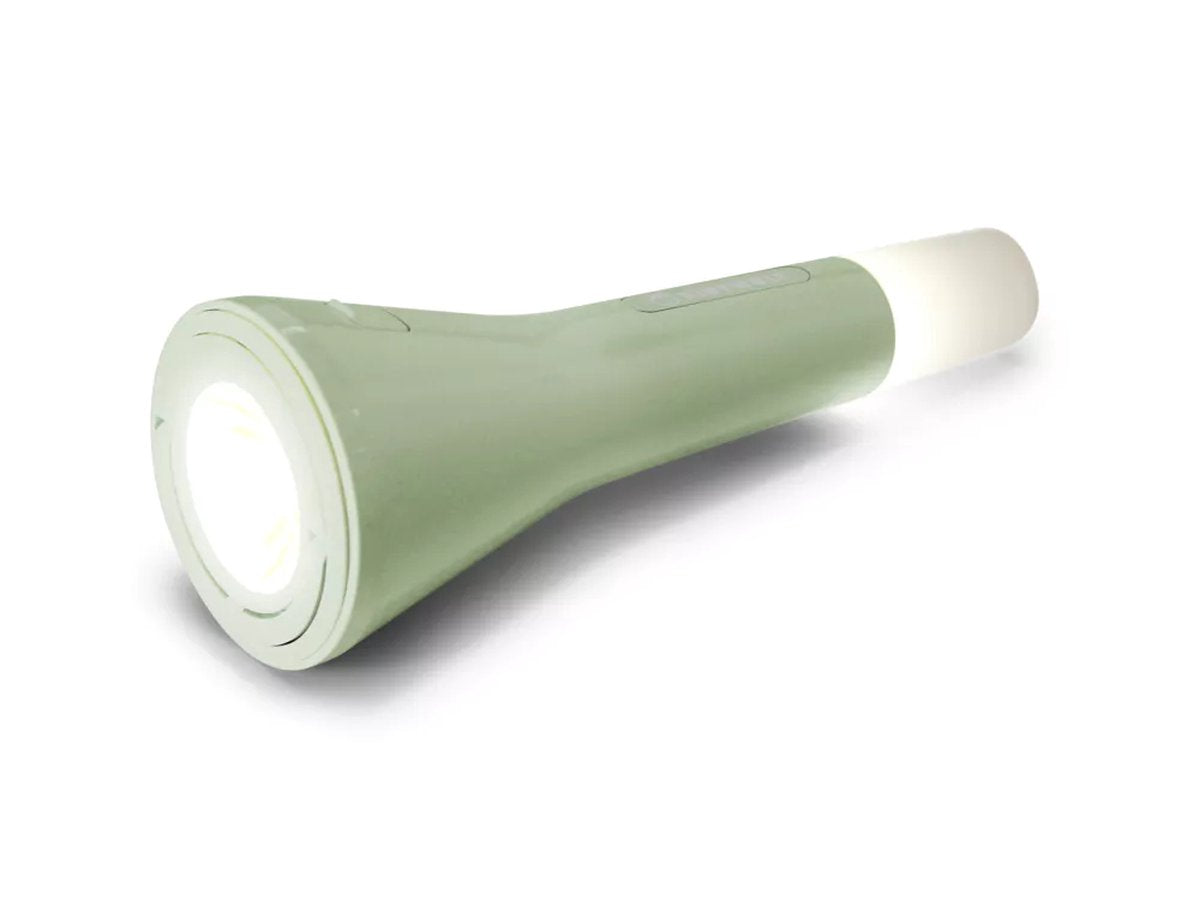 Kidywolf kidyflashlight torcia per bambini verde – Lampada 3 in 1 (torcia elettrica, lampada da tavolo, lampada a sospensione), USB-C, 4+