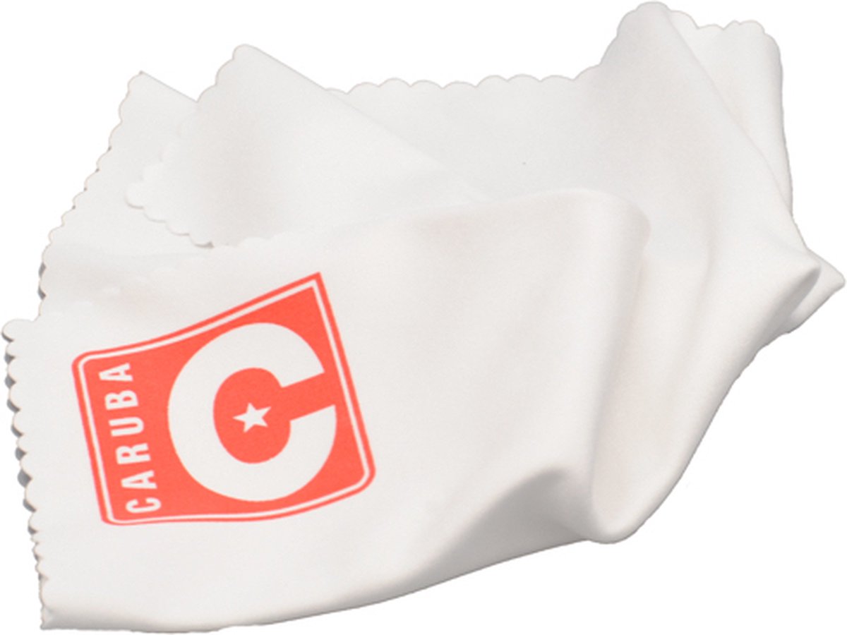 Panno per lenti Caruba in microfibra 30x30 bianco