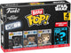 Funko star wars bitty pop! vinyl figure 4-pack vader 2,5 cm mini-figuur - 2cm