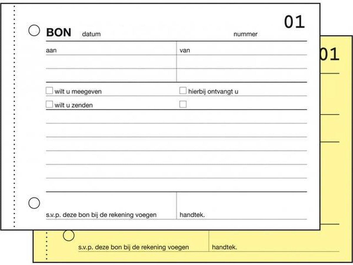 Libretto per ricevute sigel a6 bianco 148 mm x 100 mm x 7 mm