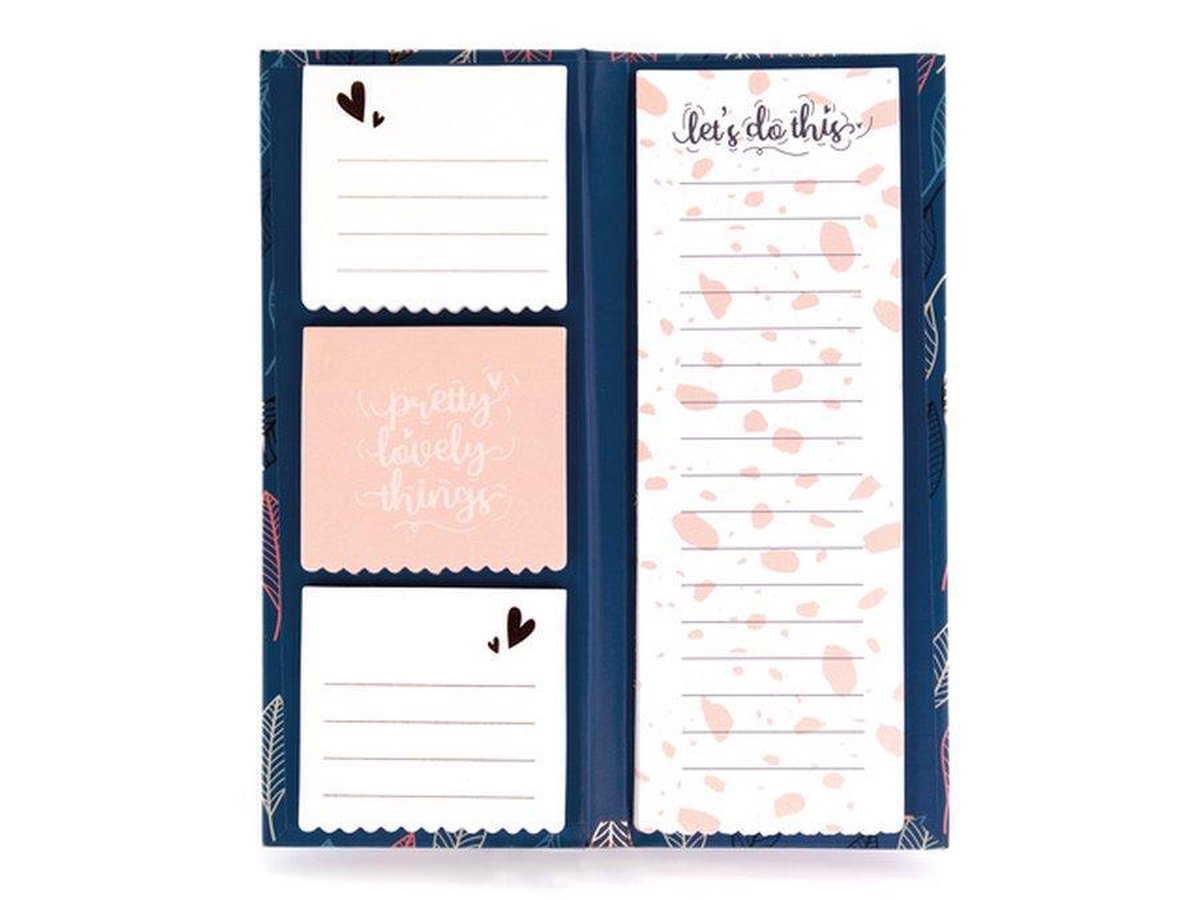 Kangaro lady like sticky notes – 8 blokjes assorti - k-591919009
