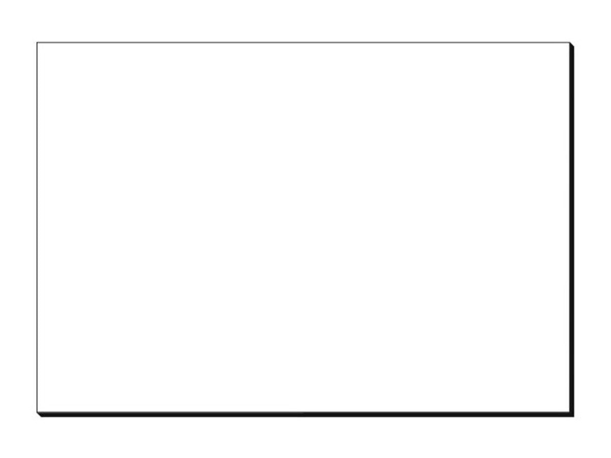 Sigel bureau onderlegger - 59,5x41cm - blanco wit - 30 vel - ongedateerd - si-ho300