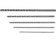 Yato yt-39820 - lange metaalboren set - 3-8mm - 5 stuks - hss staal