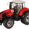 Trattore Toi-Toys con attrito rosso, 19 cm