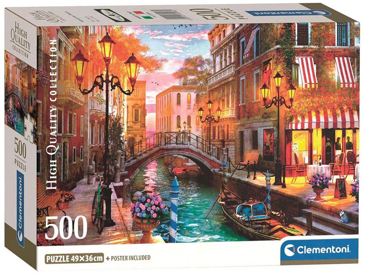 Clementoni Jigsaw Puzzle Sunset Venecia, 500 °.