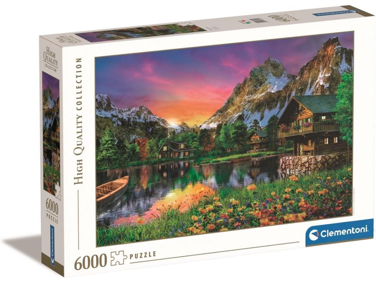 Clementoni Puzzle Alpine Lake, 6000st.