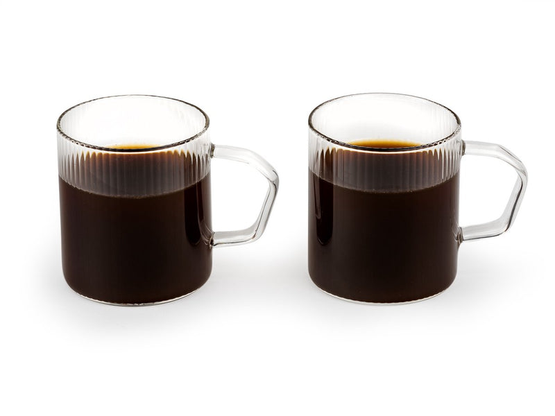 Leopold vienna - bicchiere da cappuccino arusha 300ml set da due