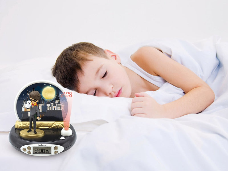 Reloj proyector Lexibook 3D Harry Potter con sonidos mágicos