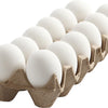 Huevos de empresa Creativ, h: 6 cm, blanco, 12 piezas 1 caja