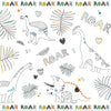 Pagina da colorare Pochemat Dino ruggi, 6st.
