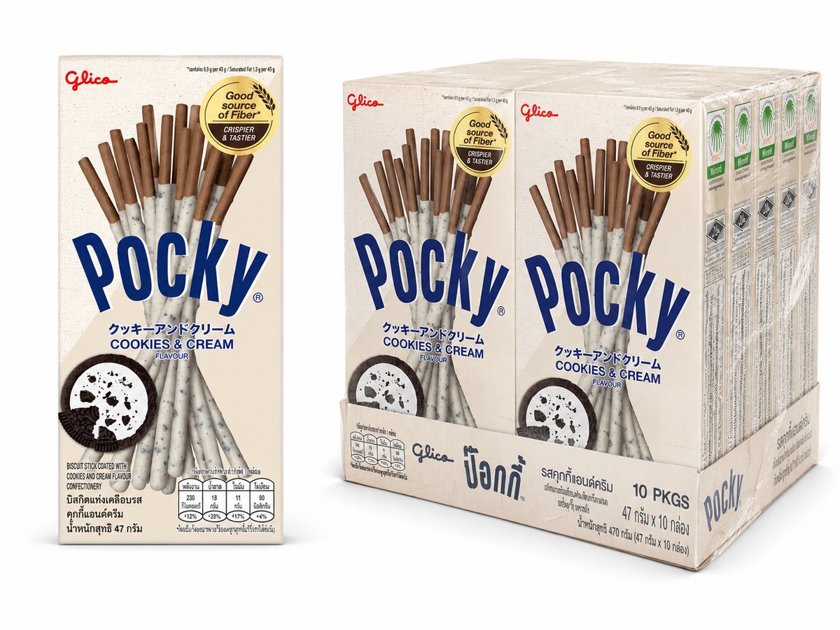Crema di biscotti Pocky - 10 x 45gr - confezione risparmio