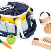 Small foot - houten paardenverzorgingsset met tas, 8dlg.