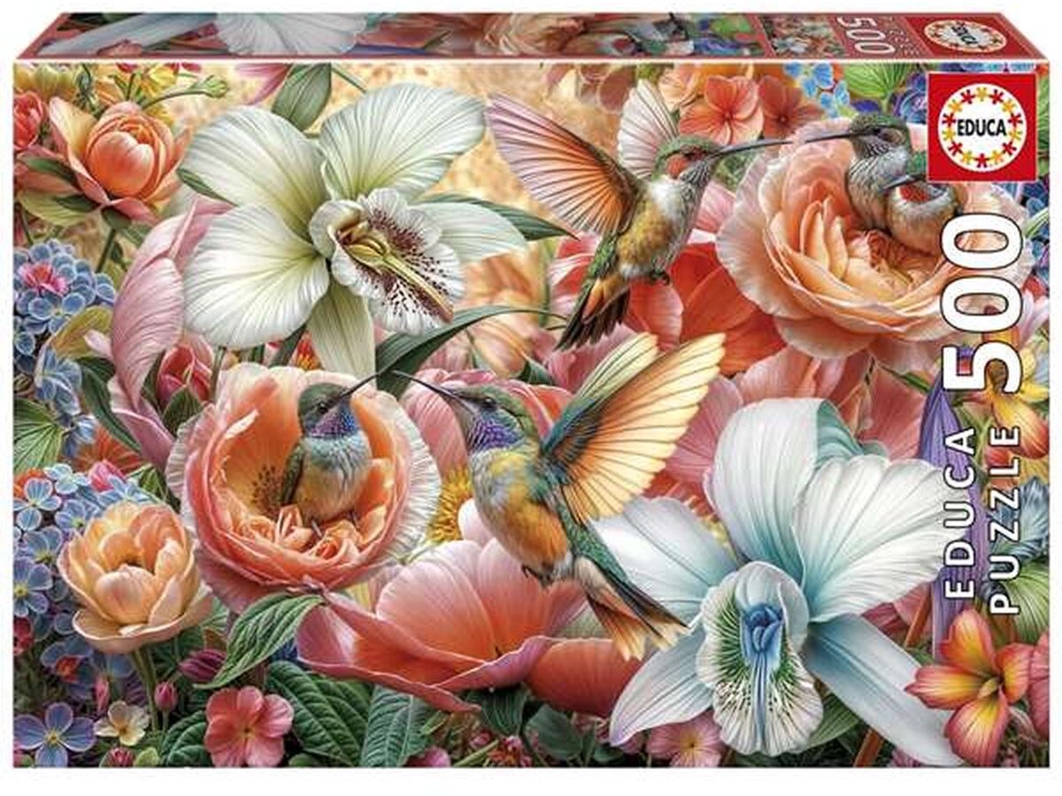 Educa - puzzel - kolibrie tuin - 500 stukjes -