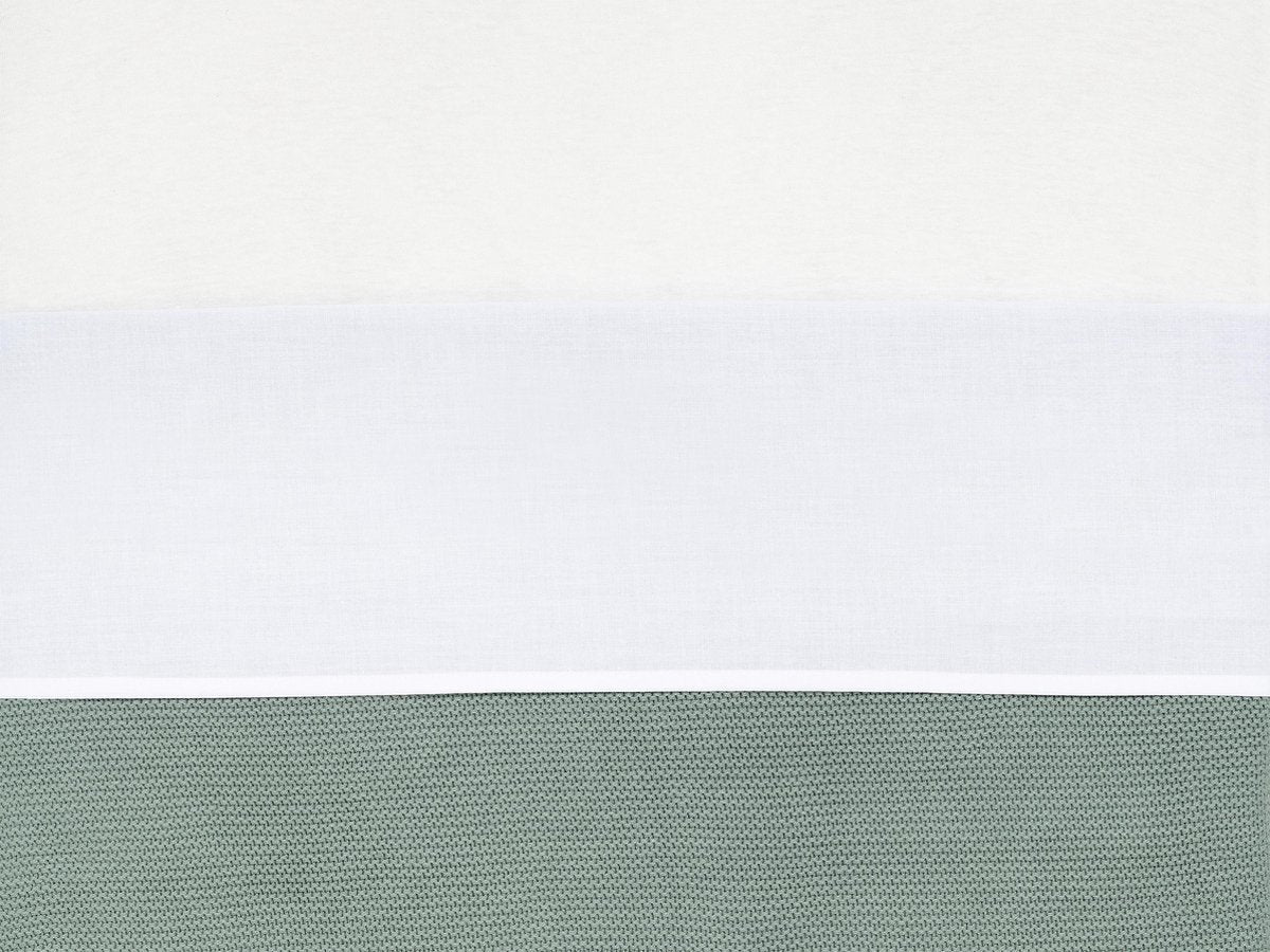 Sábana para cuna Jollein 120x150cm - blanco