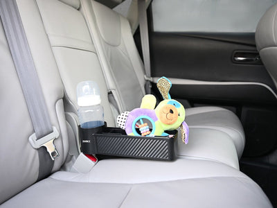 Dooky® dooky car - seat storage buddy - organizer bevestigd tussen autostoelen - zwart