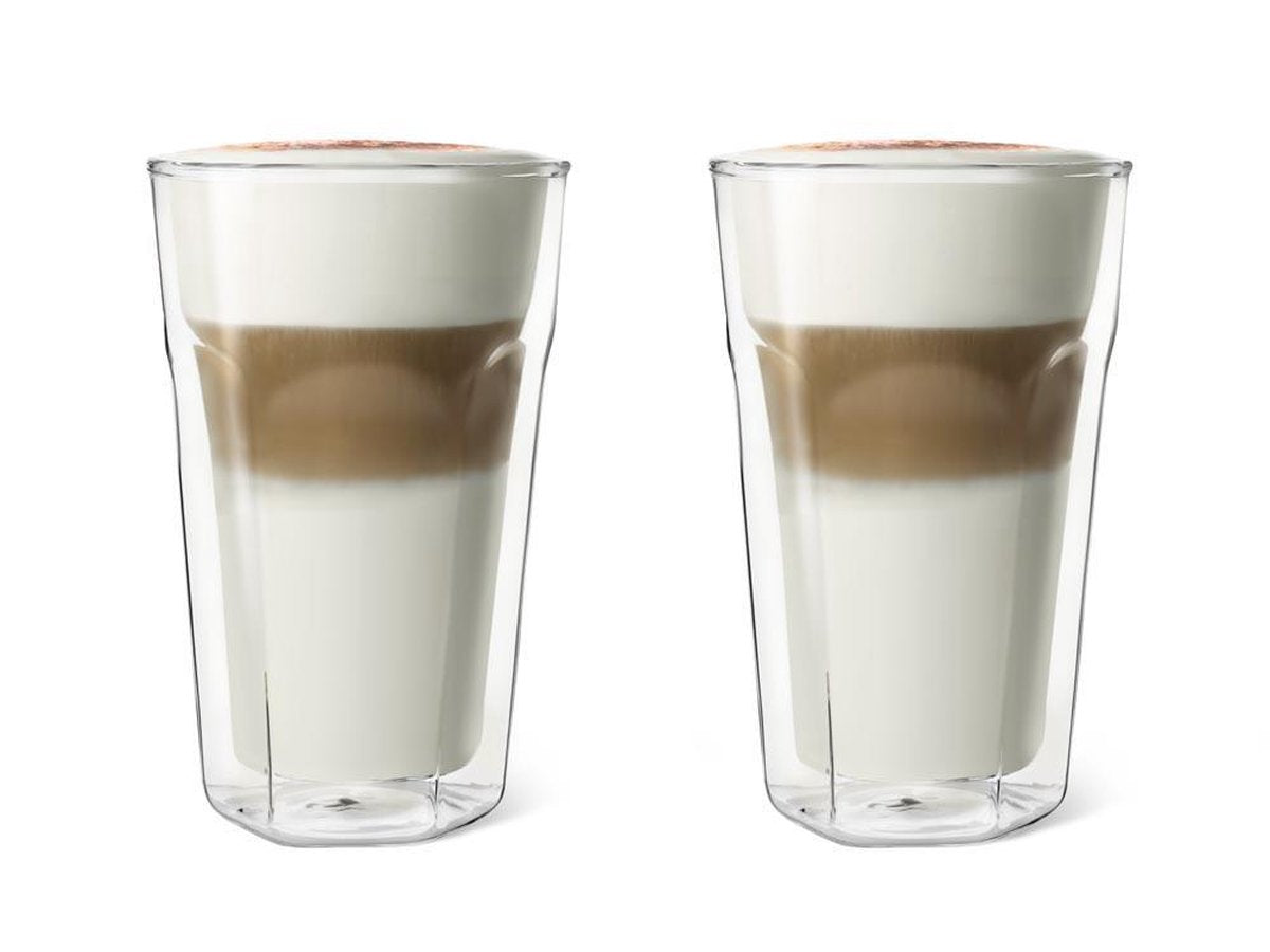 Leopold vienna - bicchieri da latte macchiato a doppia parete 280ml (set da due)