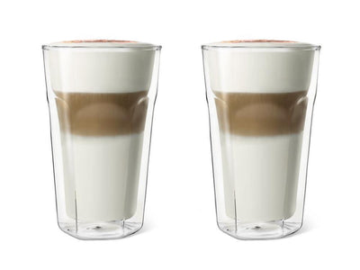 Leopold vienna - bicchieri da latte macchiato a doppia parete 280ml (set da due)