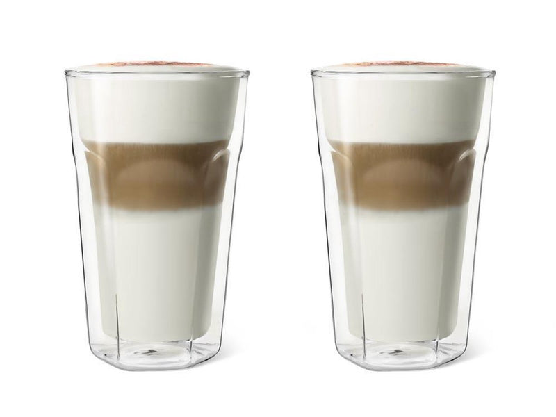 Leopold vienna - bicchieri da latte macchiato a doppia parete 280ml (set da due)