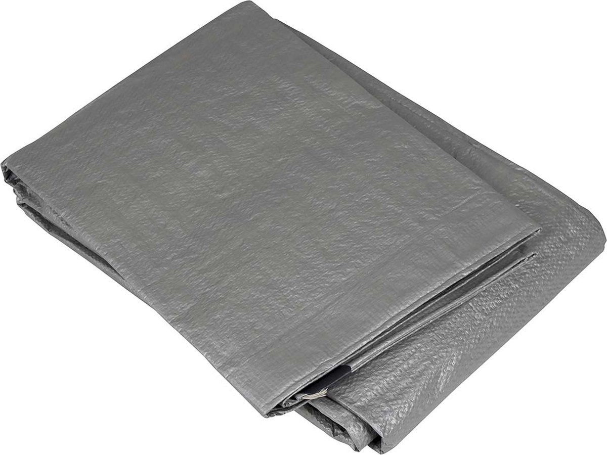 Bo-camp - afdekzeil - 6x4 meter - grijs