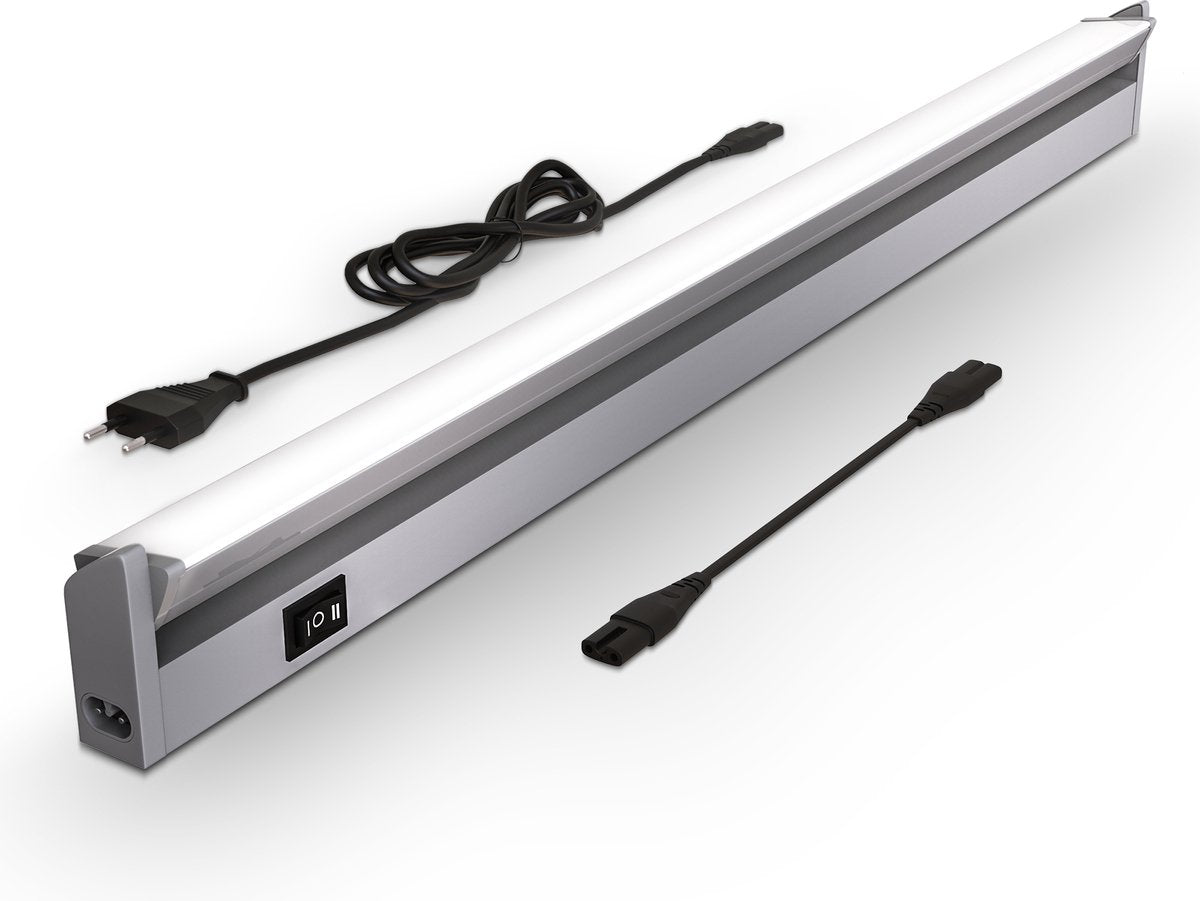 B.k.licht - led keukenverlichting - witte onderbouwverlichting - kastverlichting - kantelbaar - 4.000k - 1.000lm - 8,5w