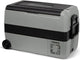 Steamy -e dual zone roller elektrische compressor koelbox op wielen - 44 liter - 12v en 230v - voor auto en camping - grijs