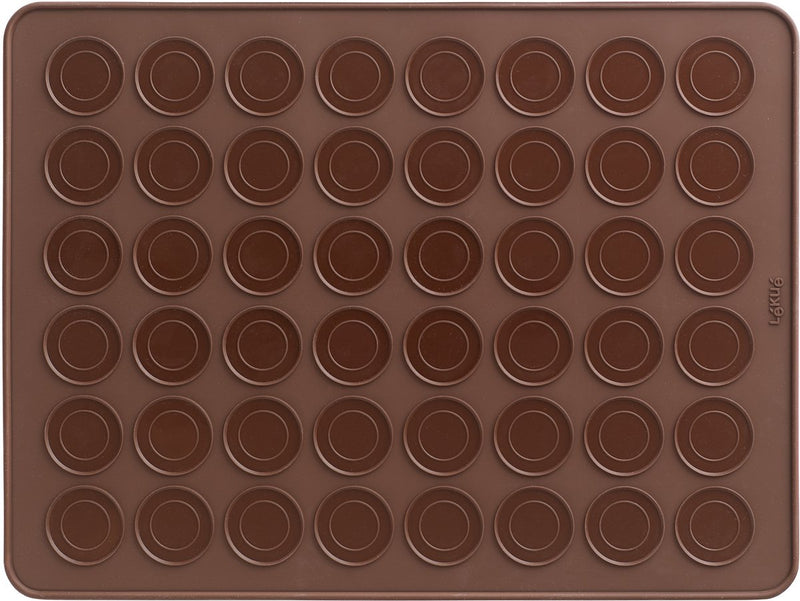 Lékué estera para hornear 24 macarons 40 cm - marrón